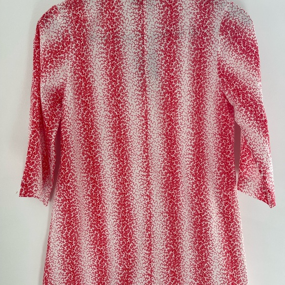 NWT Tuckernuck Speckled Coral Poplin Marseille Caftan Woman’s XS - Picture 9 of 14
